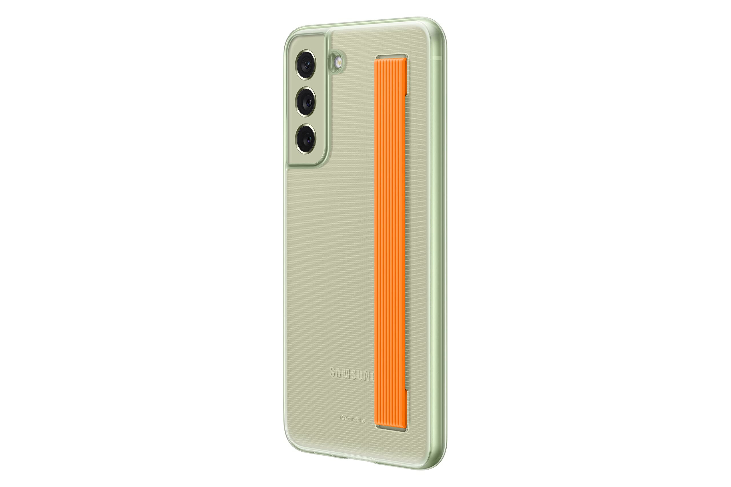 Foto 7 pulgar | Funda Para Teléfono Samsung Galaxy S21 Fe 5g Transparente Con 2 Correas, Color Oliva - Venta Internacional.