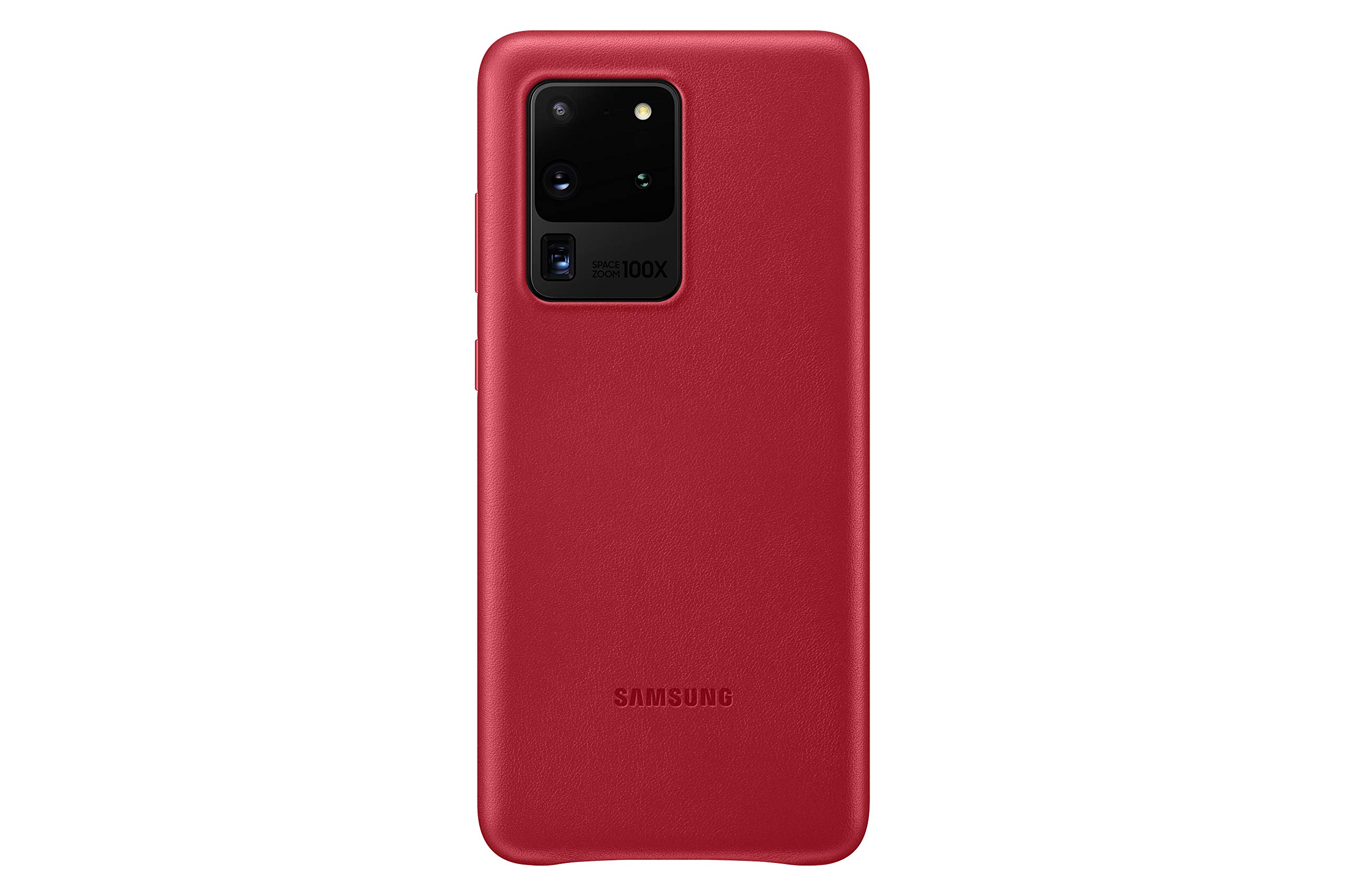 Foto 2 pulgar | Funda Trasera De Piel Para Samsung Galaxy S20 Ultra, Color Rojo - Venta Internacional.
