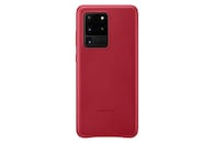 Funda Trasera De Piel Para Samsung Galaxy S20 Ultra, Color Rojo - Venta Internacional.
