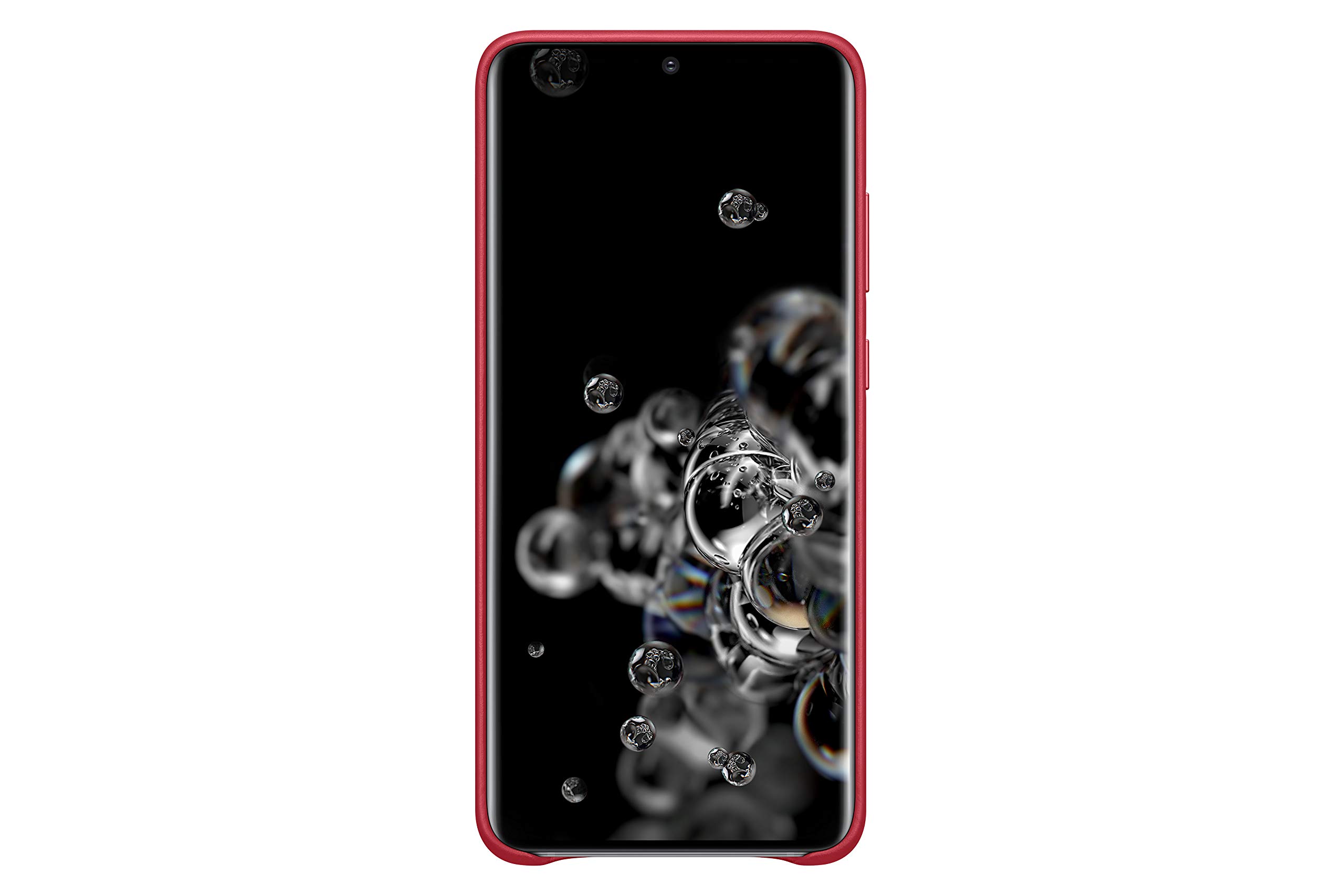Foto 3 pulgar | Funda Trasera De Piel Para Samsung Galaxy S20 Ultra, Color Rojo - Venta Internacional.