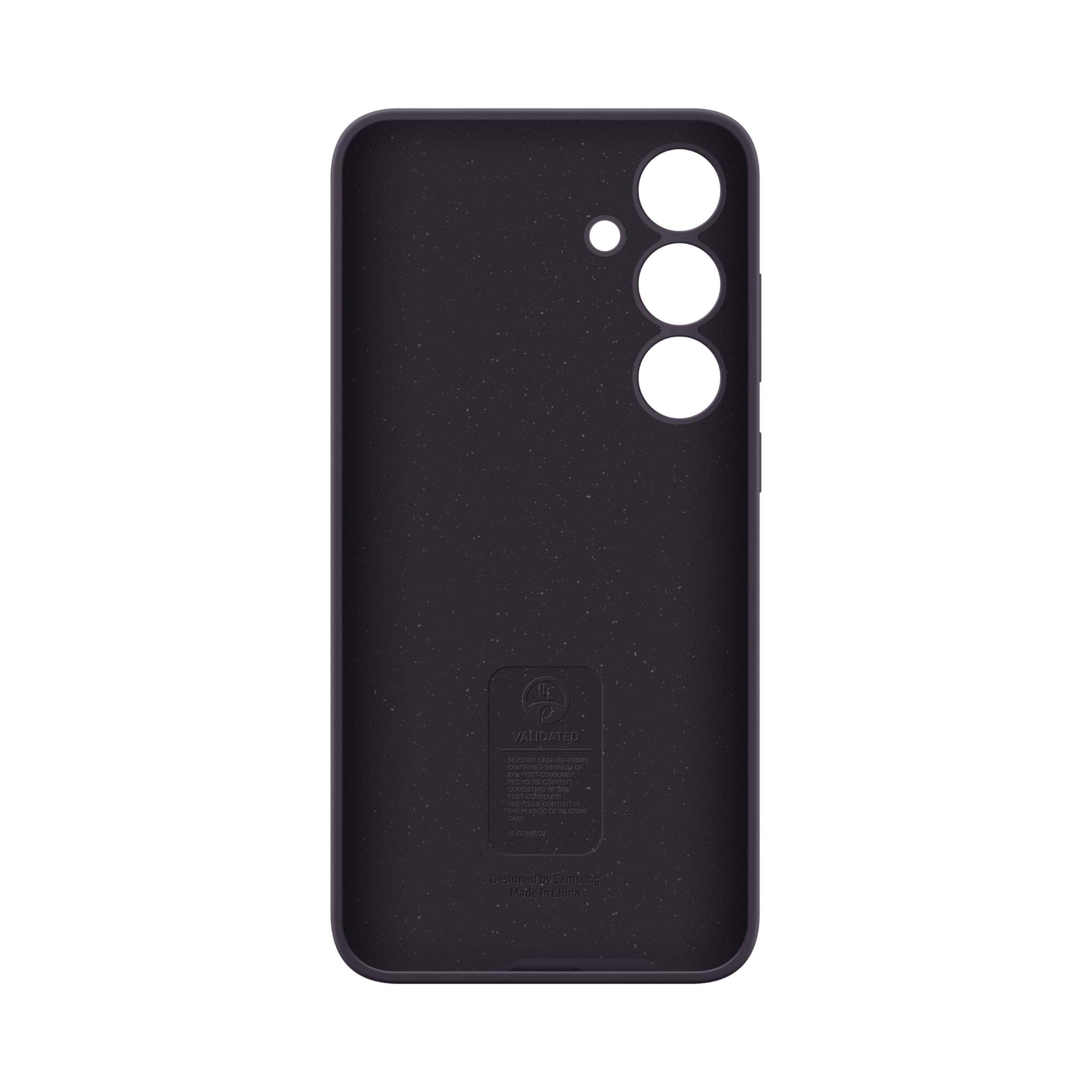 Foto 6 pulgar | Funda De Silicona Para Samsung Galaxy S24+ Plus, Color Violeta Oscuro - Venta Internacional.