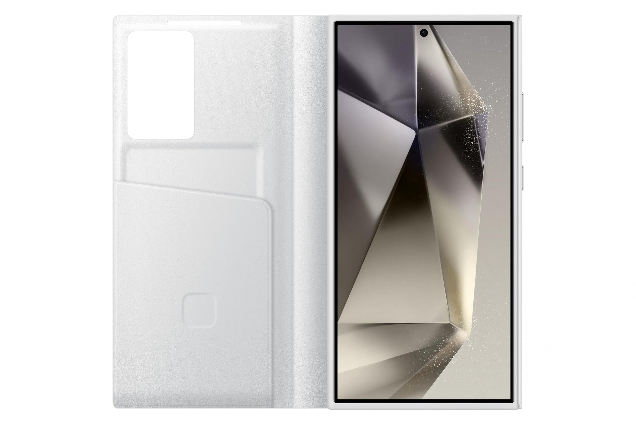 Foto 3 pulgar | Funda Tipo Cartera Smart View Para Samsung Galaxy S24 Ultra White - Venta Internacional.