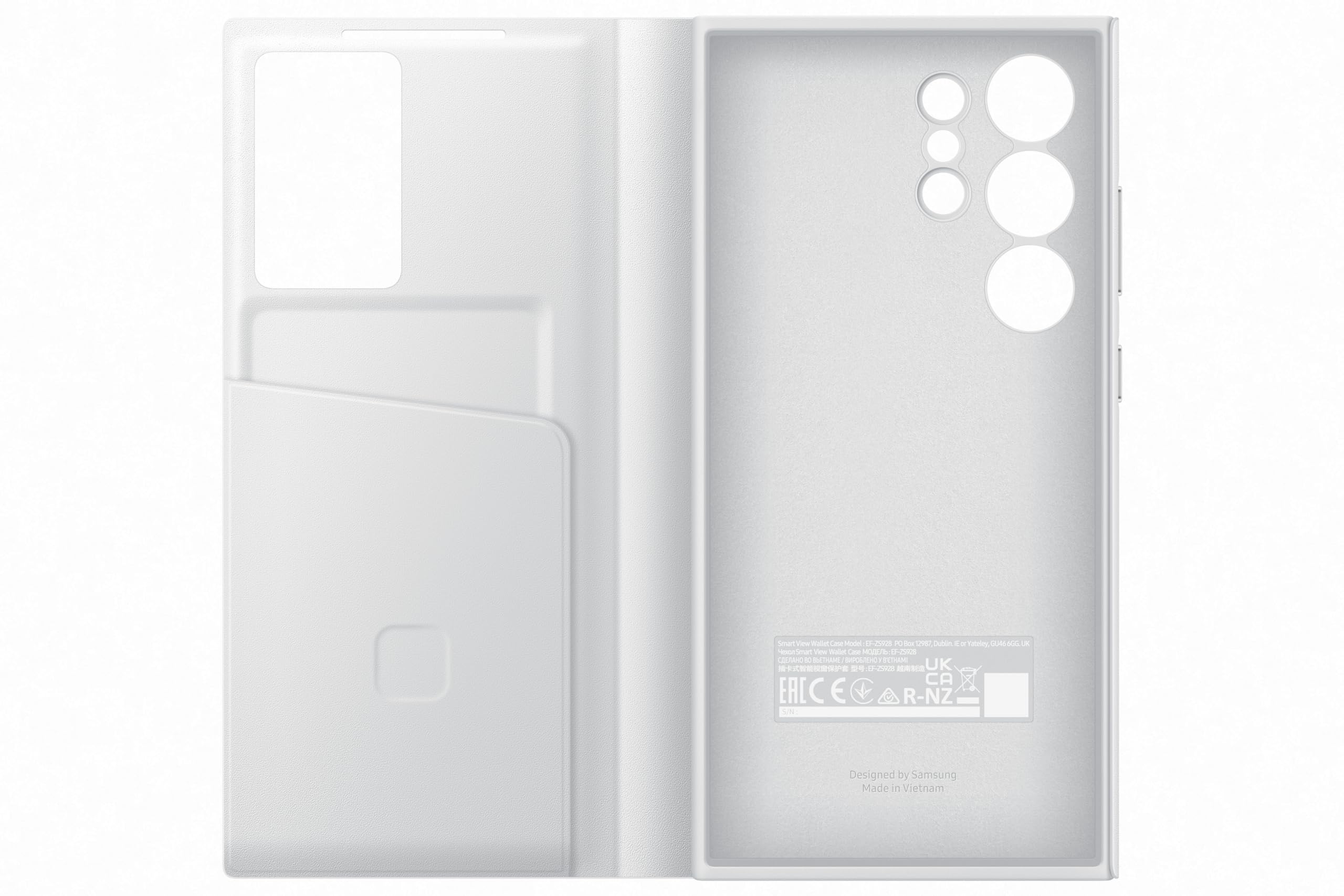 Foto 5 pulgar | Funda Tipo Cartera Smart View Para Samsung Galaxy S24 Ultra White - Venta Internacional.