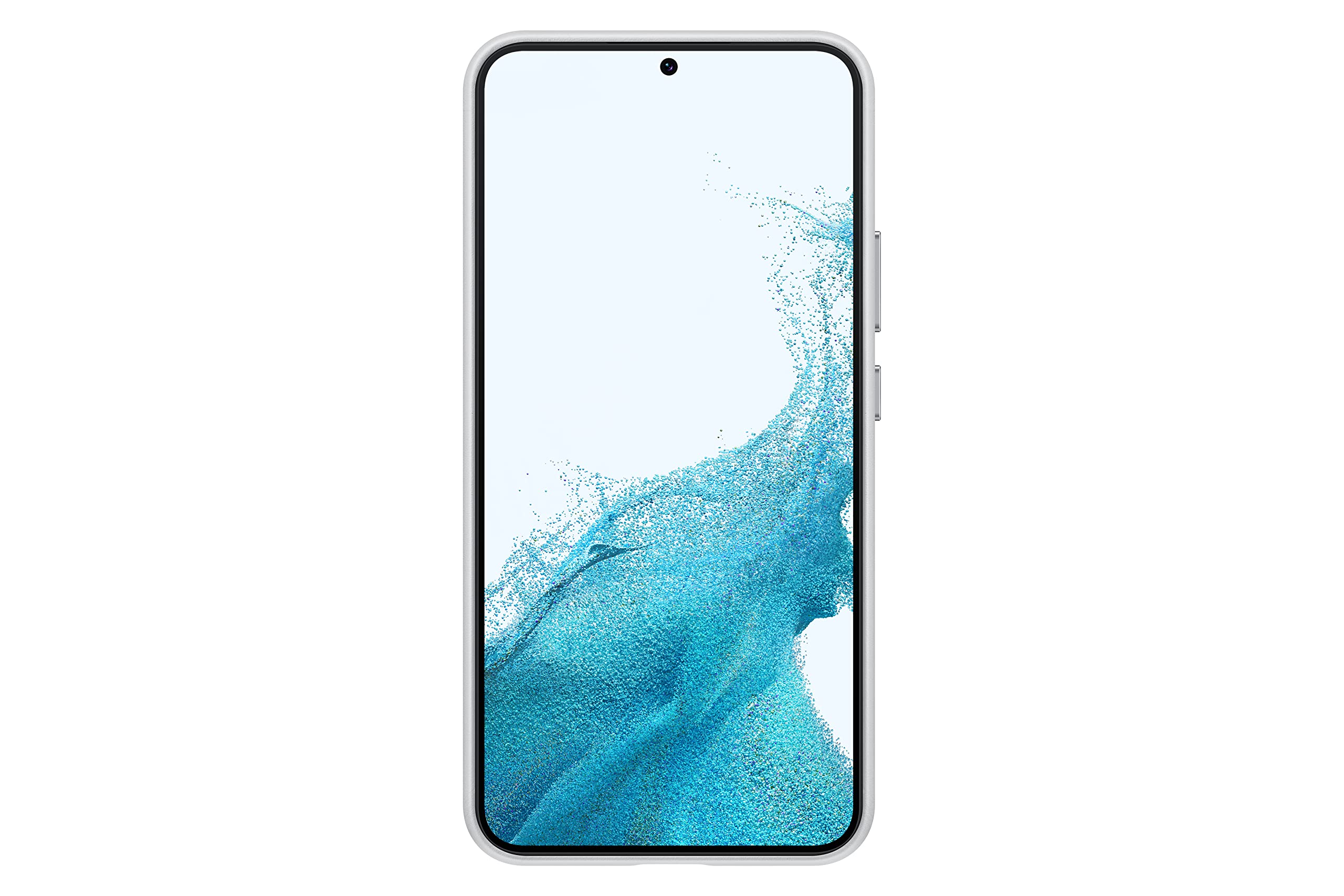 Foto 4 pulgar | Funda De Piel Para Samsung Galaxy S22+, Color Gris Claro - Venta Internacional.