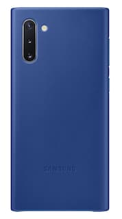 Foto 2 | Funda Protectora De Piel Para Samsung Galaxy Note10, Color Azul - Venta Internacional.