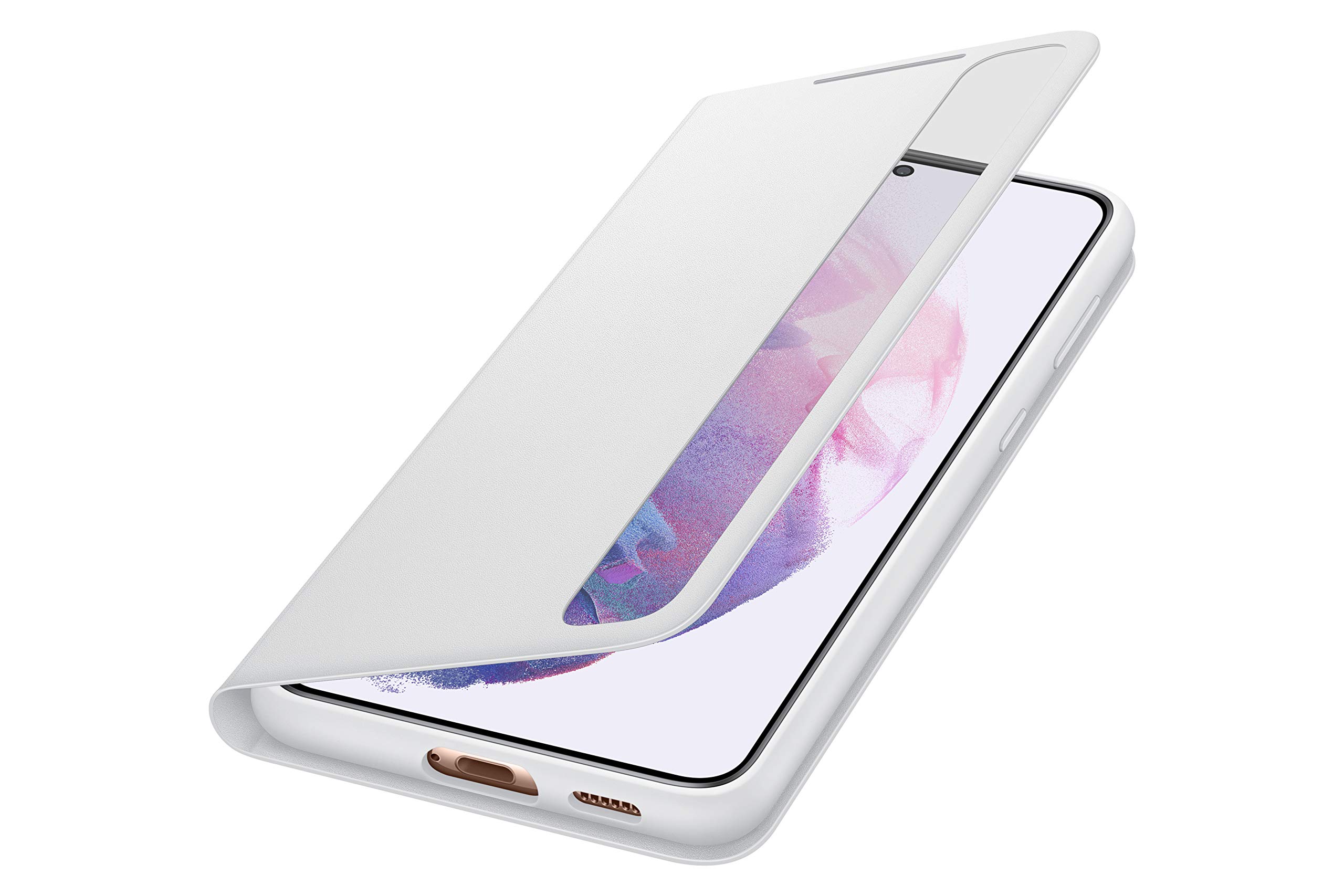 Foto 3 pulgar | Funda Con Tapa Para Samsung Galaxy S21+ S-view, Color Gris - Venta Internacional.