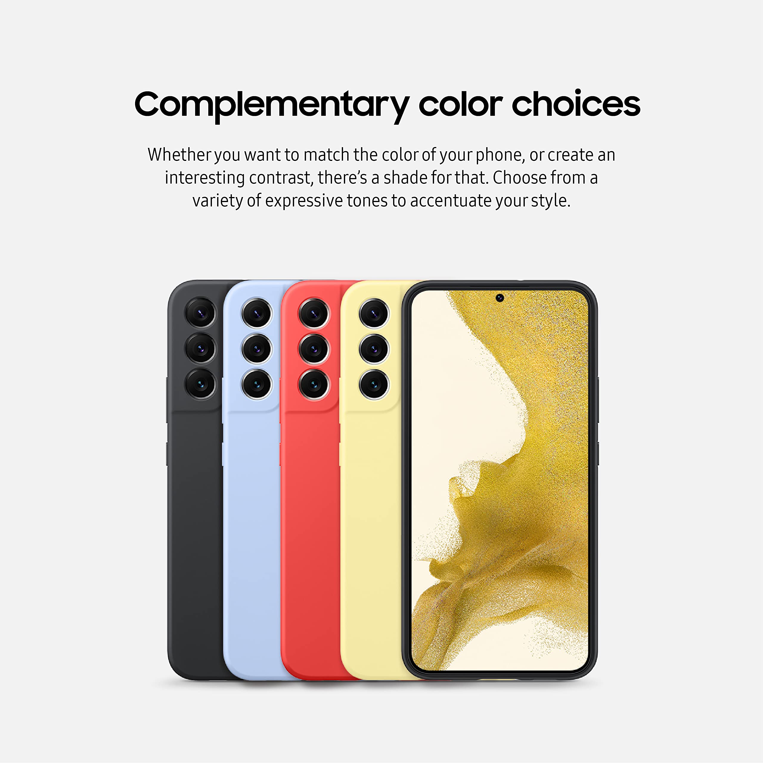 Foto 7 pulgar | Funda De Silicona Para Samsung Galaxy S22+, Color Azul Cielo - Venta Internacional.
