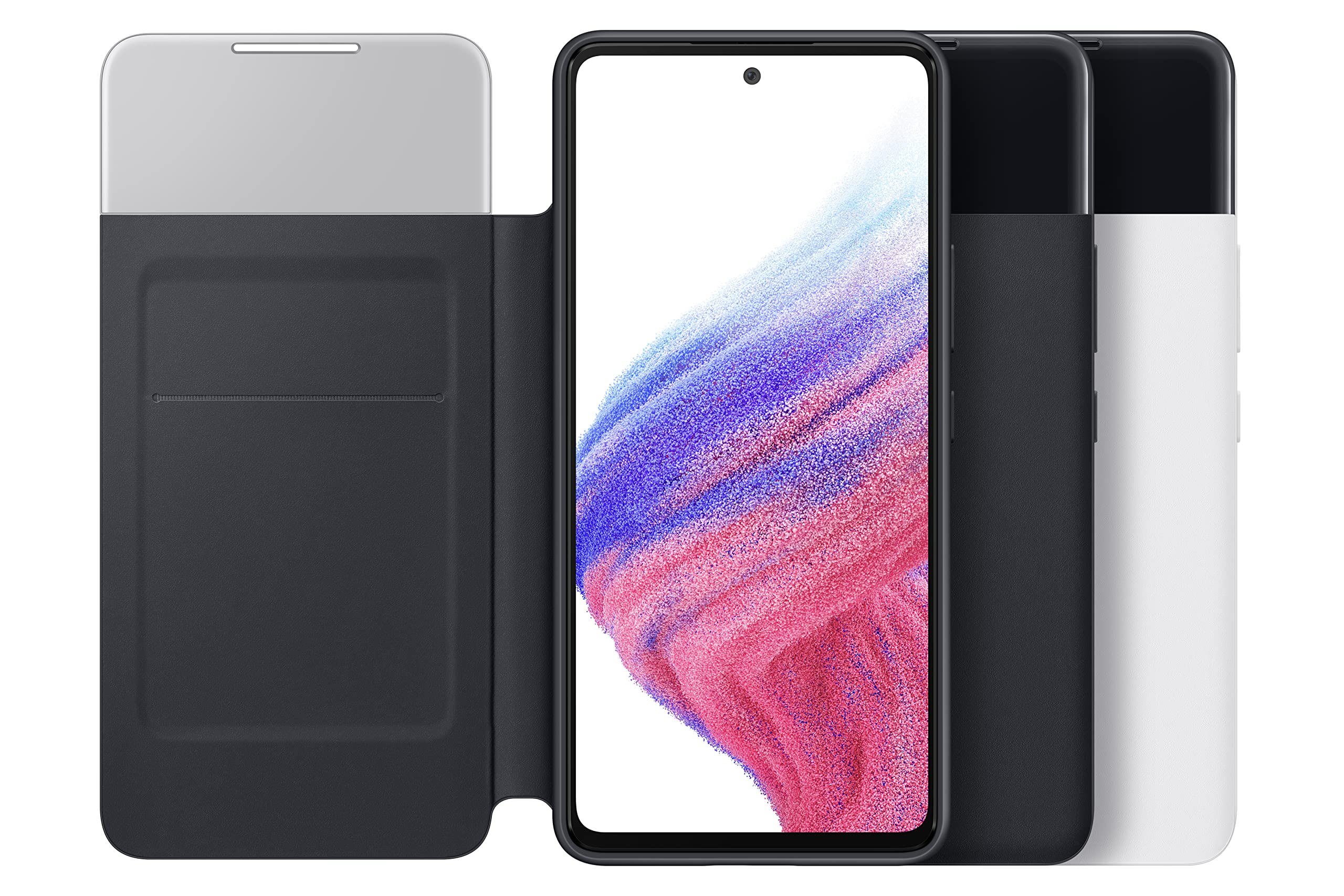 Foto 2 pulgar | Funda Para Teléfono Samsung Galaxy A53 5g Smart S View Wallet Negra - Venta Internacional.