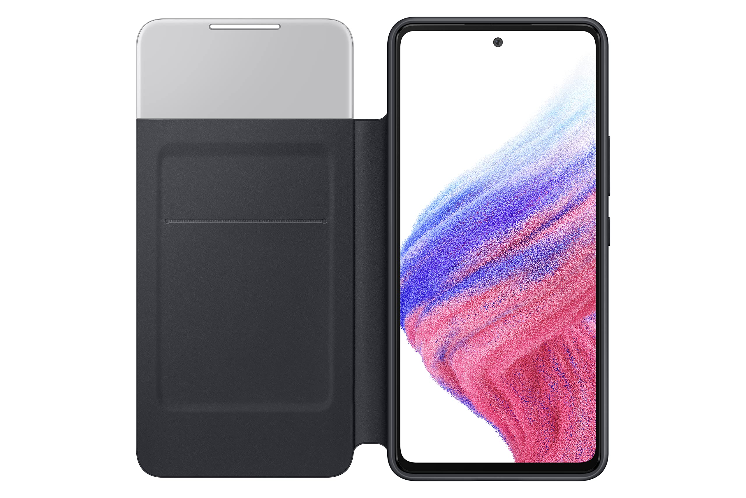 Foto 3 pulgar | Funda Para Teléfono Samsung Galaxy A53 5g Smart S View Wallet Negra - Venta Internacional.