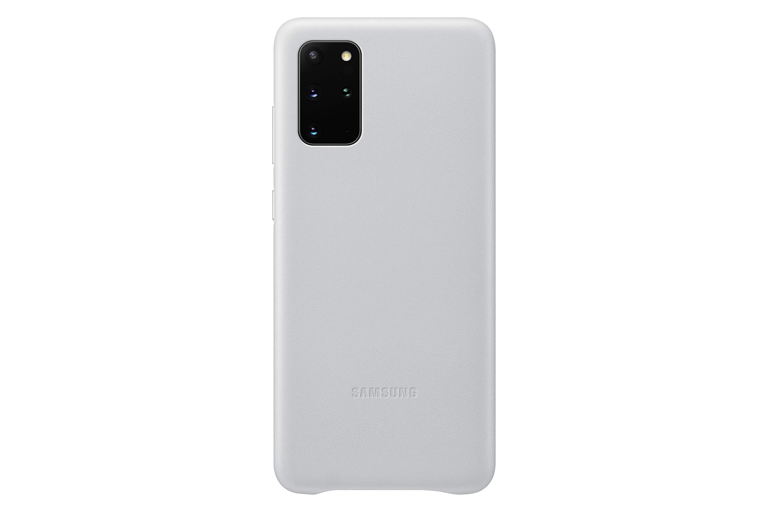 Foto 2 pulgar | Funda Trasera De Piel Para Samsung Galaxy S20+ Plus, Color Plateado - Venta Internacional.