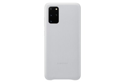 Foto 1 | Funda Trasera De Piel Para Samsung Galaxy S20+ Plus, Color Plateado - Venta Internacional.