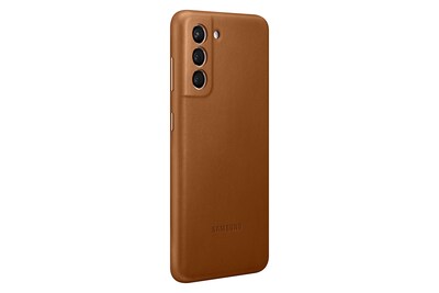 Foto 2 | Funda De Piel Para Teléfono Móvil Samsung Galaxy S21+, Color Marrón - Venta Internacional.