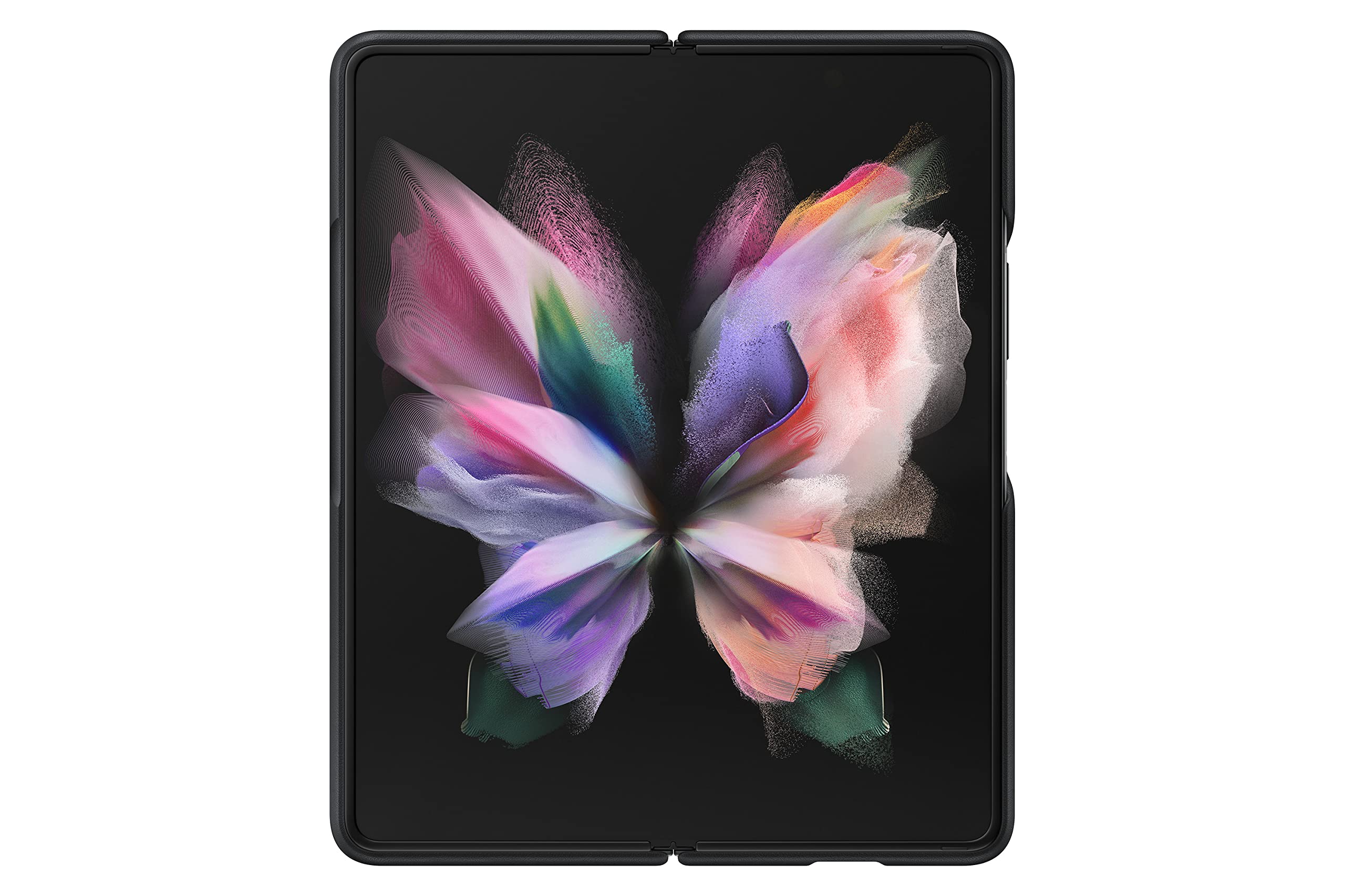 Foto 3 pulgar | Funda De Piel Oficial Para Samsung Galaxy Z Fold3, Color Negro - Venta Internacional.