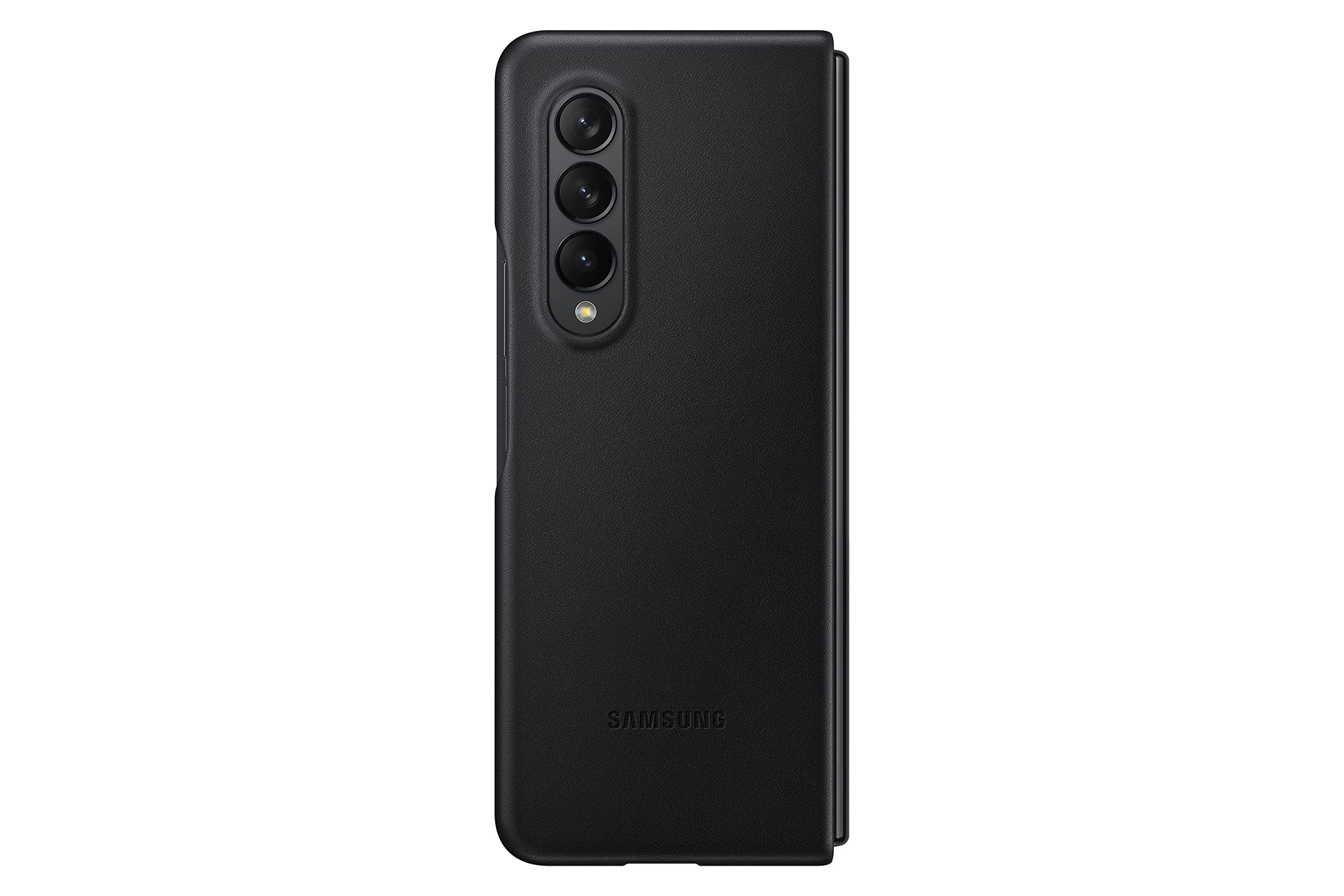 Foto 5 | Funda De Piel Oficial Para Samsung Galaxy Z Fold3, Color Negro - Venta Internacional.