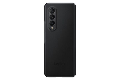 Foto 5 | Funda De Piel Oficial Para Samsung Galaxy Z Fold3, Color Negro - Venta Internacional.