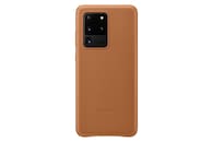 Funda Para Samsung Galaxy S20 Ultra Leather Brown, Versión Estadounidense - Venta Internacional.