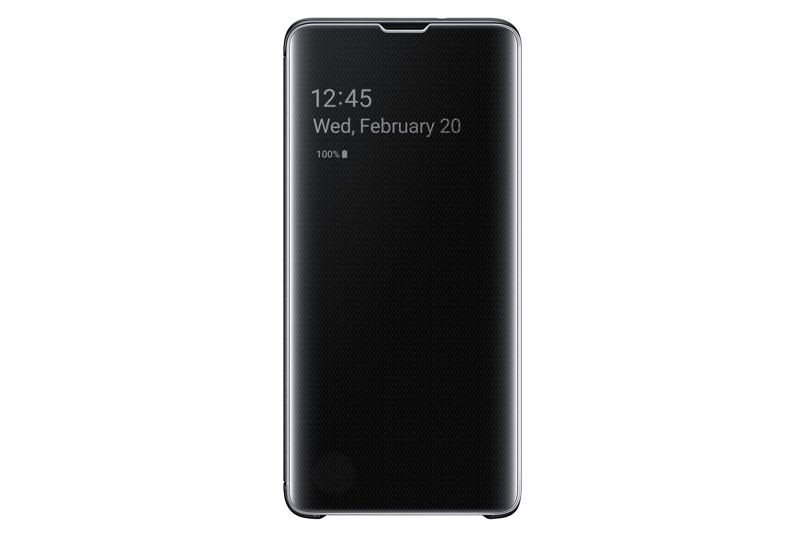 Foto 2 pulgar | Funda Con Tapa Para Samsung Galaxy S10 S-view, Color Negro - Venta Internacional.