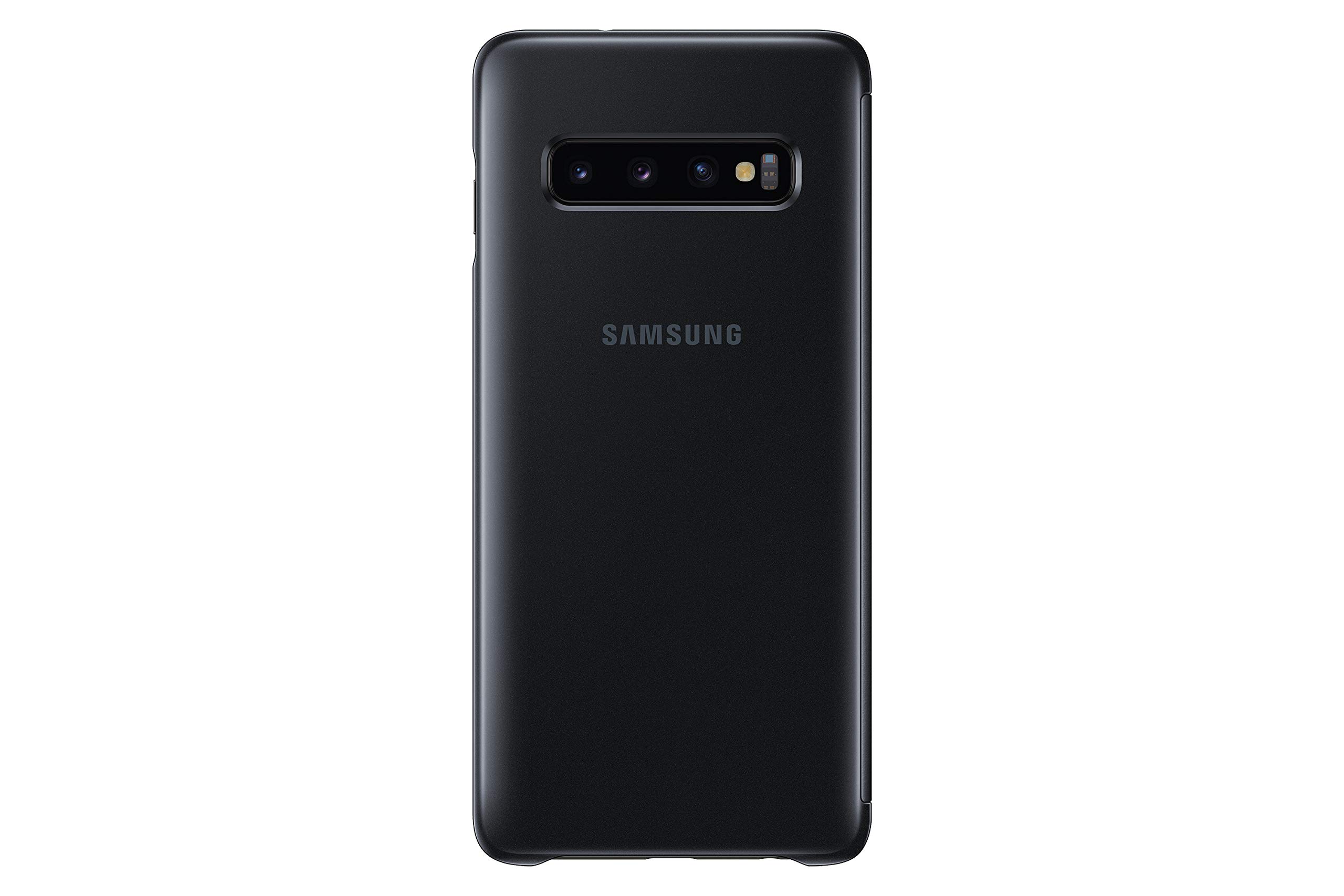 Foto 3 pulgar | Funda Con Tapa Para Samsung Galaxy S10 S-view, Color Negro - Venta Internacional.