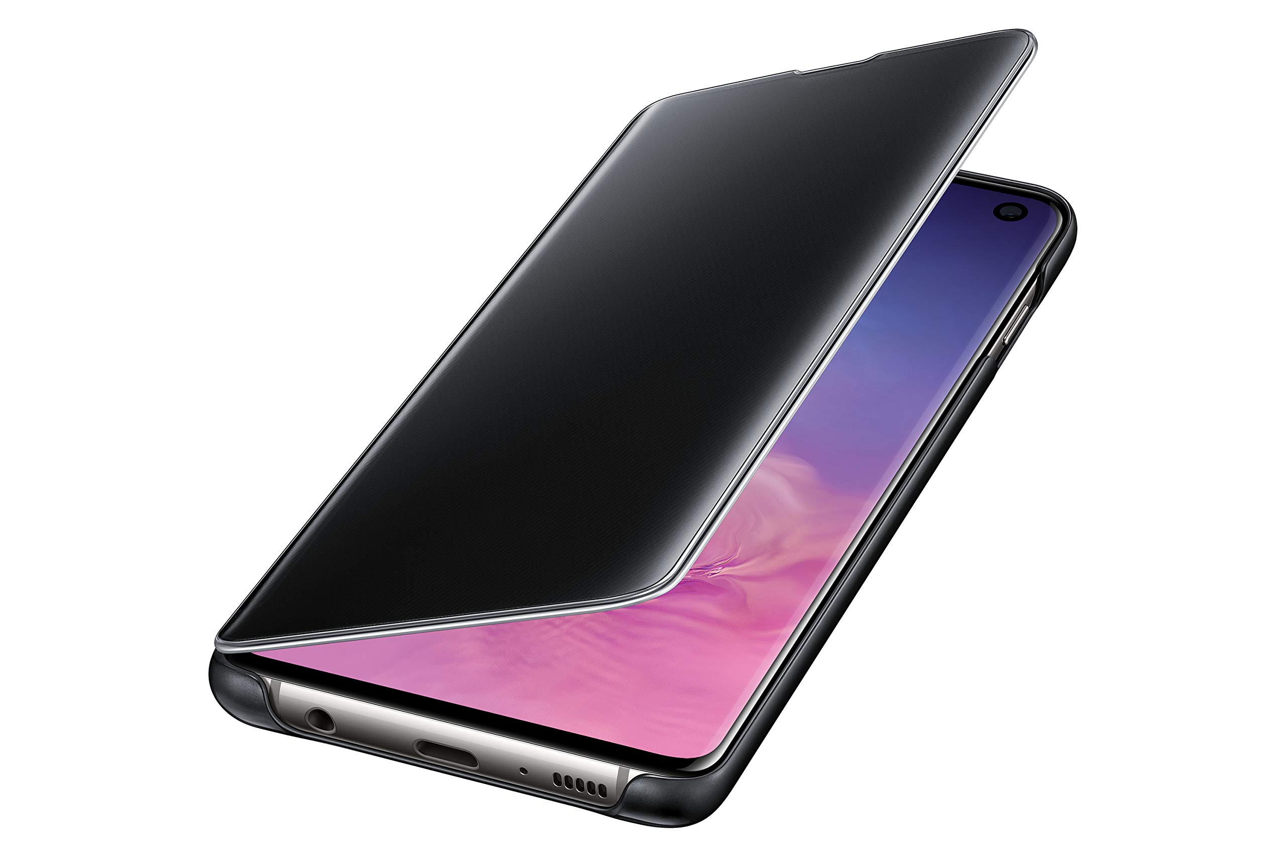 Foto 5 pulgar | Funda Con Tapa Para Samsung Galaxy S10 S-view, Color Negro - Venta Internacional.