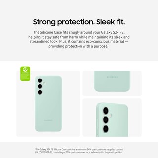 Foto 7 | Funda De Silicona Negra Para Samsung Galaxy S24 Fe - Venta Internacional.