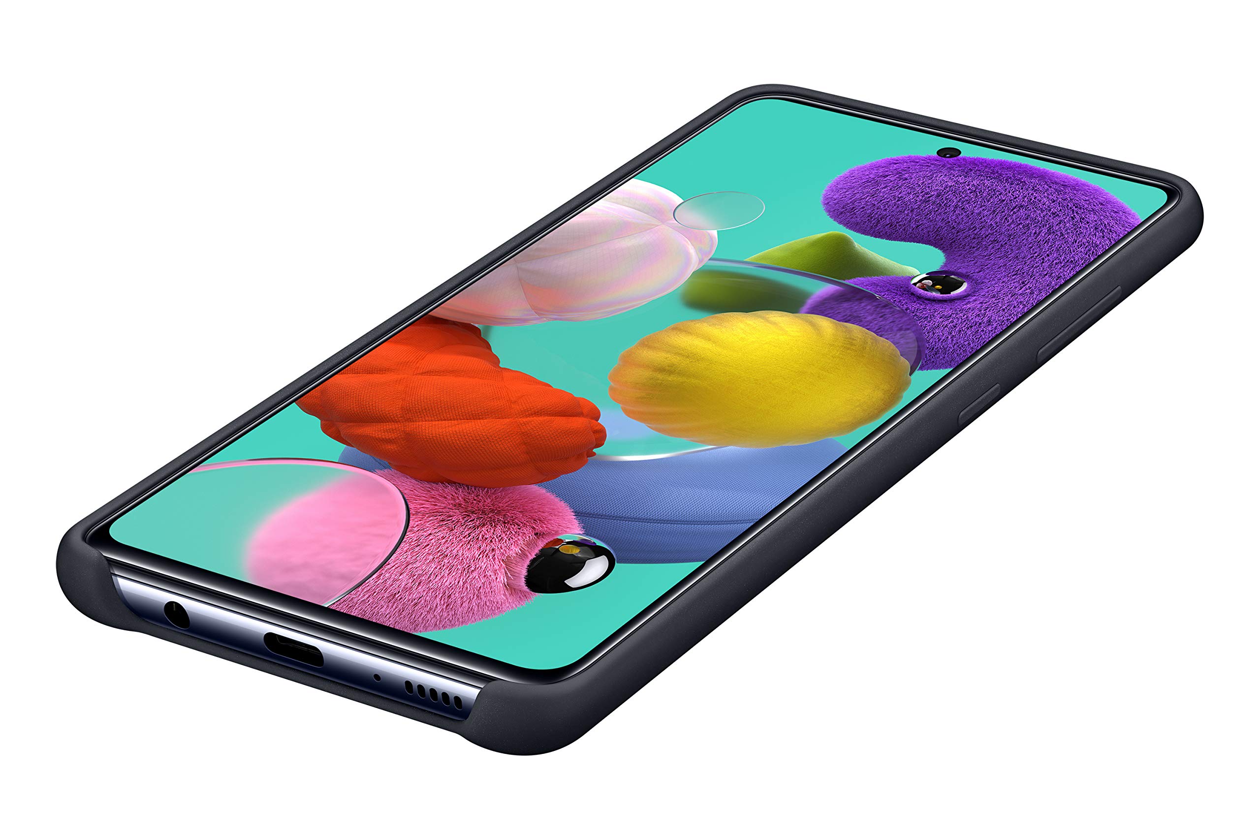 Foto 5 pulgar | Funda Para Teléfono Samsung Galaxy A51 Soft Touch Silicona Negra - Venta Internacional.