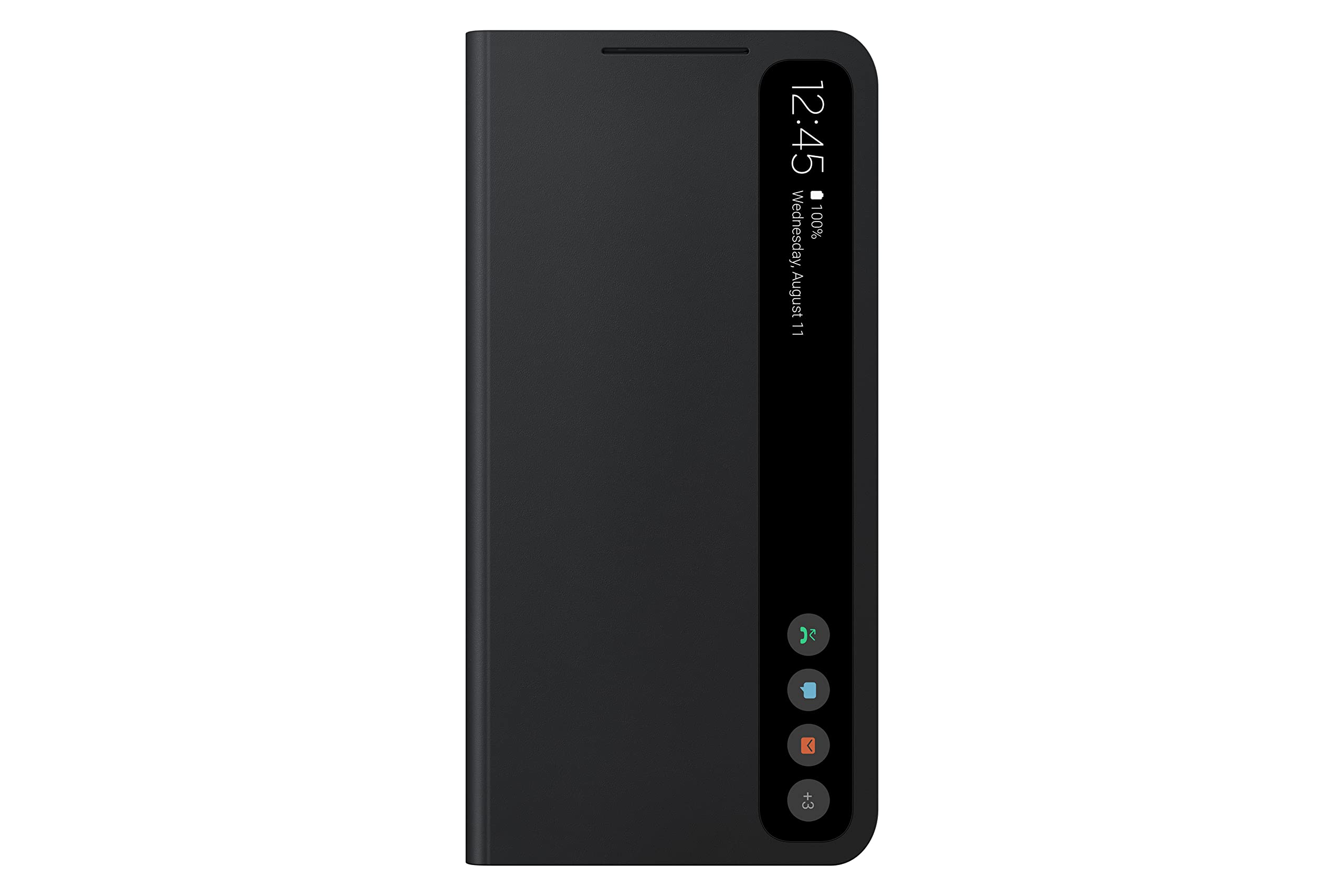 Foto 2 pulgar | Funda Para Teléfono Samsung Galaxy S21 Fe 5g S View Cover Negra - Venta Internacional.