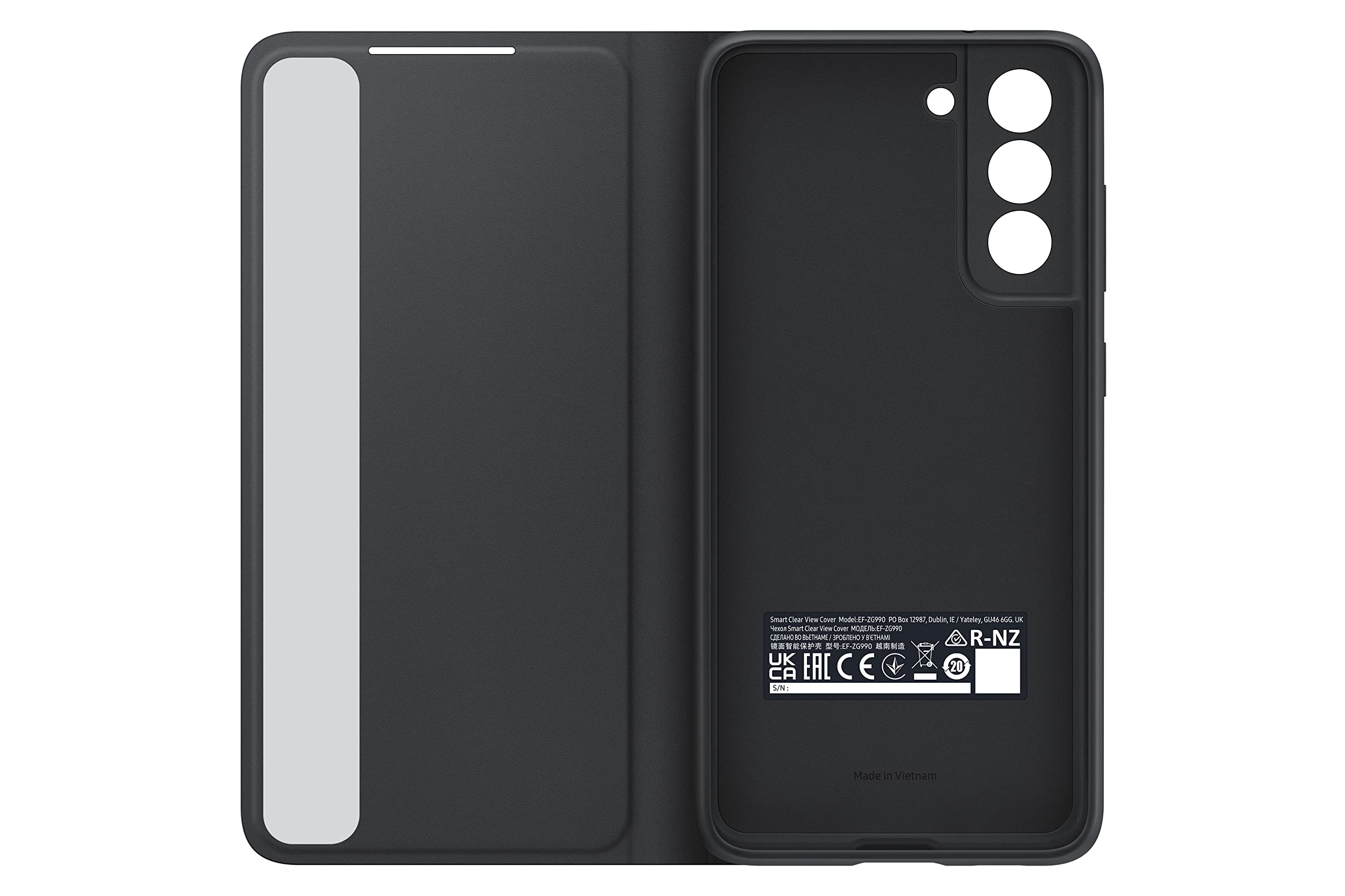 Foto 6 pulgar | Funda Para Teléfono Samsung Galaxy S21 Fe 5g S View Cover Negra - Venta Internacional.