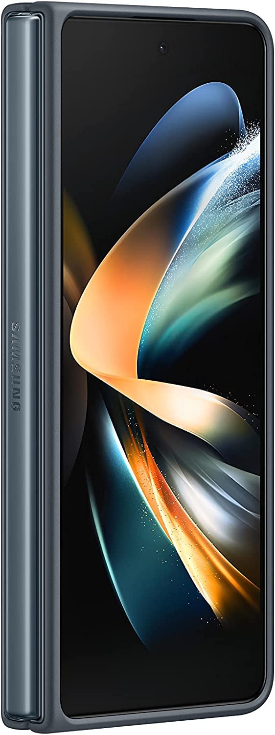 Foto 2 | Funda De Piel Para Samsung Galaxy Z Fold 4, Color Gris Y Verde - Venta Internacional.