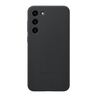 Foto 1 | Funda Para Teléfono Samsung Galaxy S23 De Piel Con Parte Delantera Y Trasera Negra - Venta Internacional.