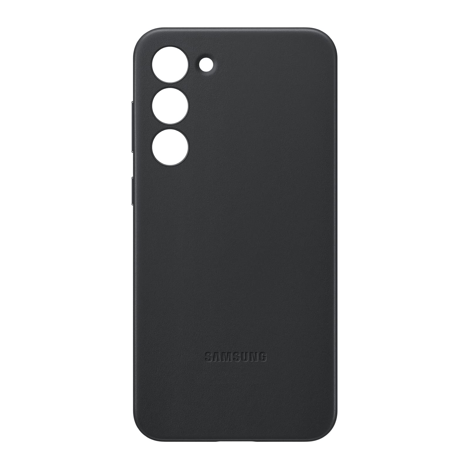 Foto 4 | Funda Para Teléfono Samsung Galaxy S23 De Piel Con Parte Delantera Y Trasera Negra - Venta Internacional.