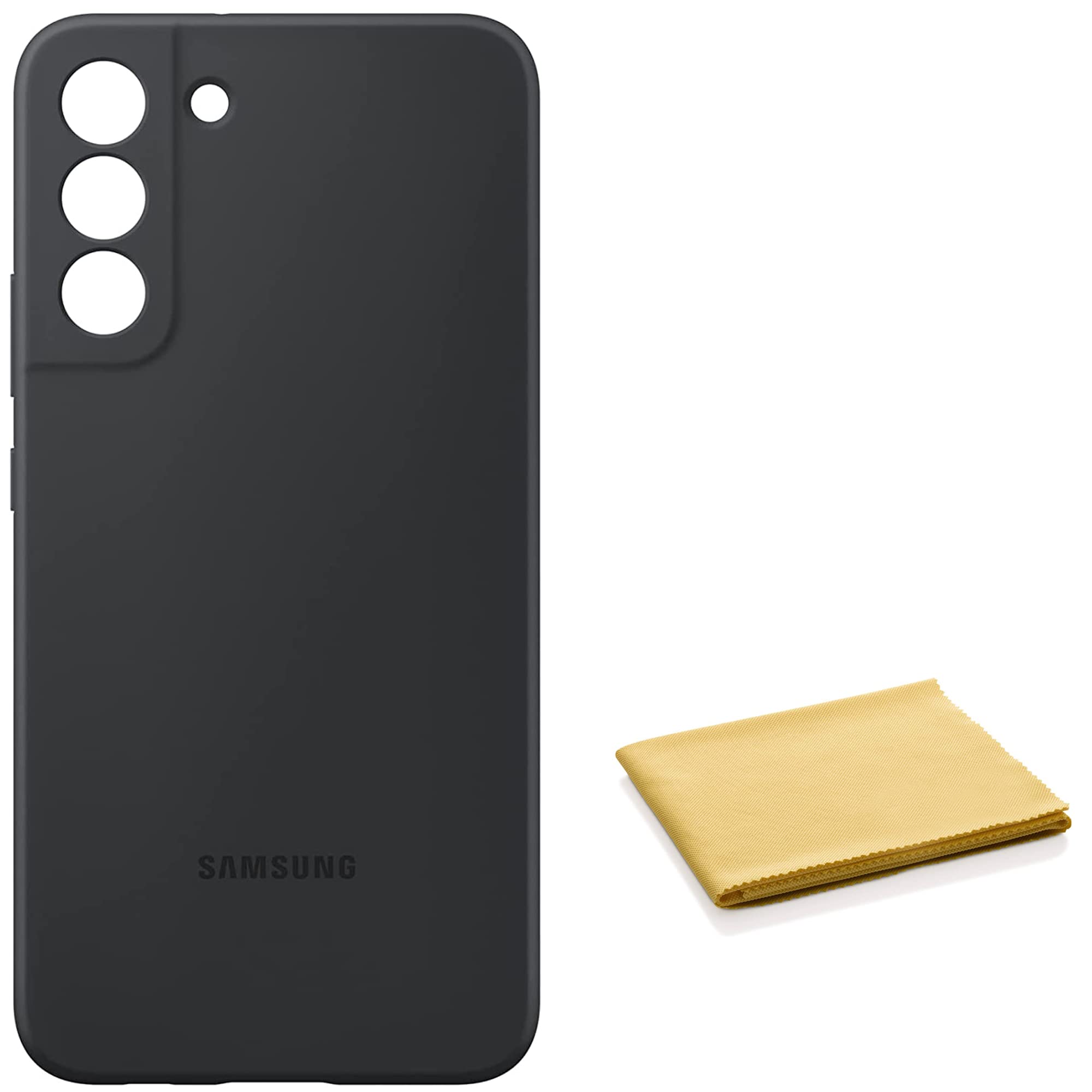Funda De Silicona Para Samsung Galaxy S22+ Plus, Color Negro - Venta Internacional.