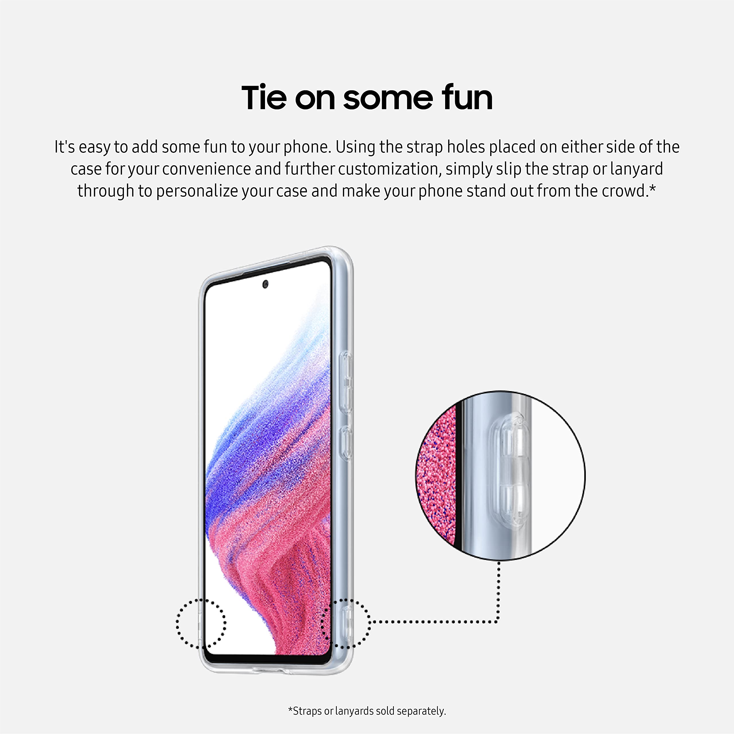 Foto 7 | Funda Para Teléfono Samsung Galaxy A53 5g, Suave Y Transparente, Negra - Venta Internacional.