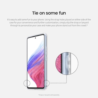 Foto 7 | Funda Para Teléfono Samsung Galaxy A53 5g, Suave Y Transparente, Negra - Venta Internacional.