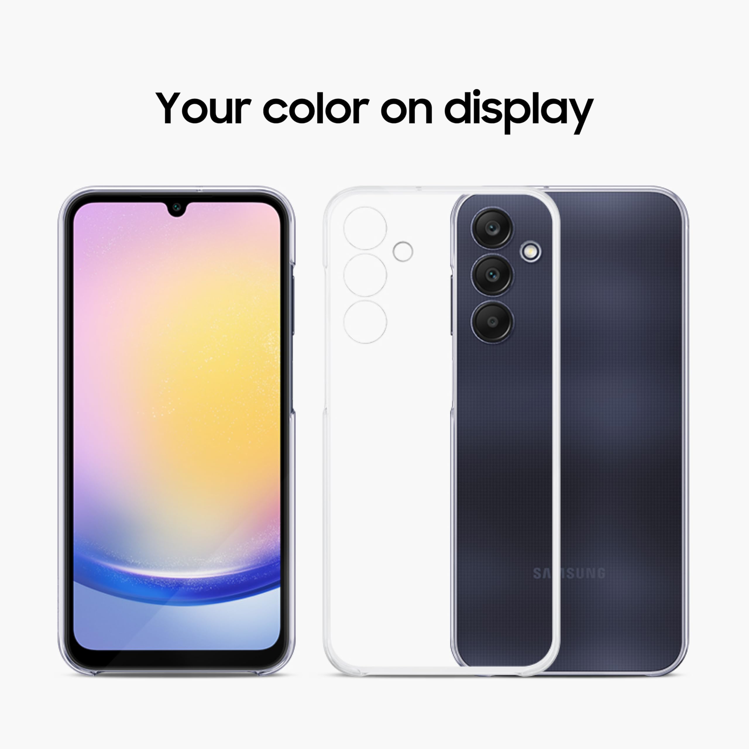 Foto 3 pulgar | Funda Para Teléfono Samsung Galaxy A25 5g Transparente - Venta Internacional.