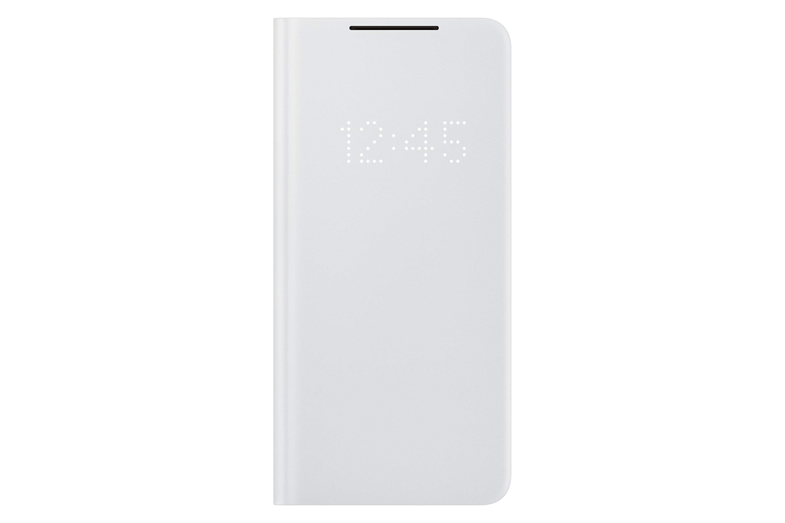 Foto 2 pulgar | Funda Led Tipo Cartera Para Samsung Galaxy S21+, Color Gris - Venta Internacional.