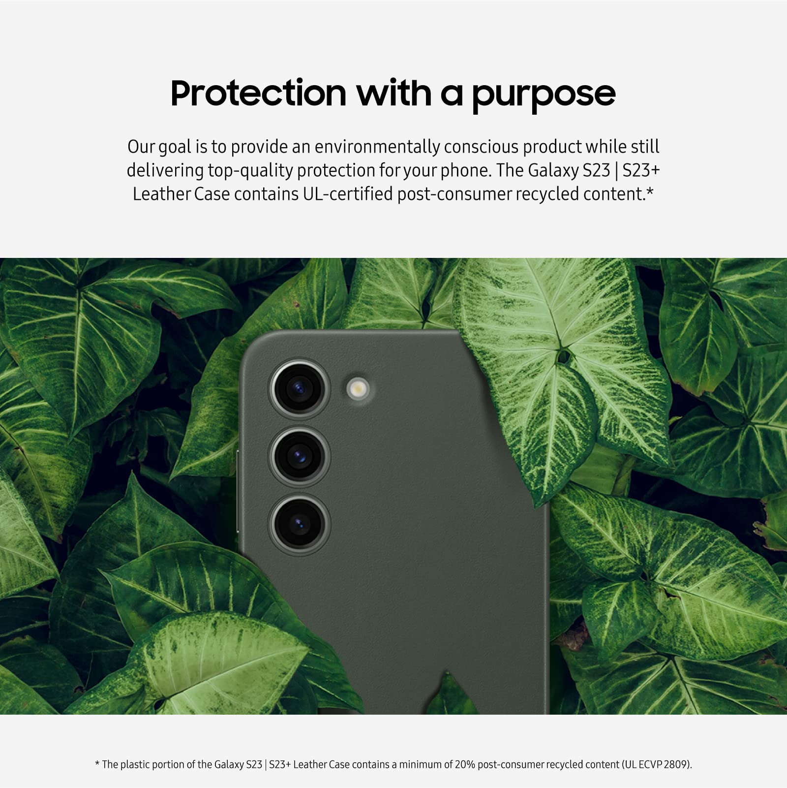 Foto 4 pulgar | Funda Para Teléfono Samsung Galaxy S23+ Plus Cuero Verde - Venta Internacional.