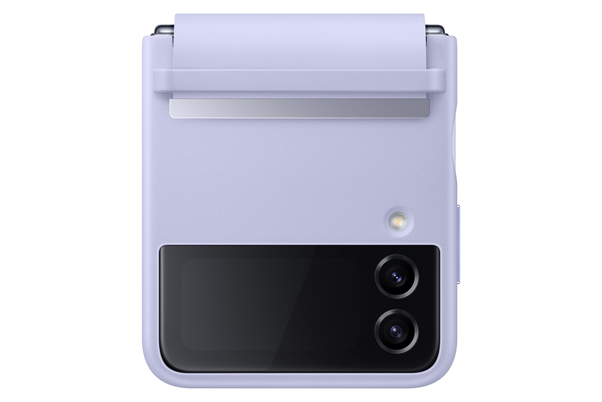Funda De Piel Con Solapa Para Samsung Galaxy Z Flip4, Color Morado - Venta Internacional.