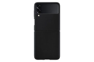 Foto 1 | Funda Para Teléfono Samsung Galaxy Z Flip 3 De Piel Negra - Venta Internacional.