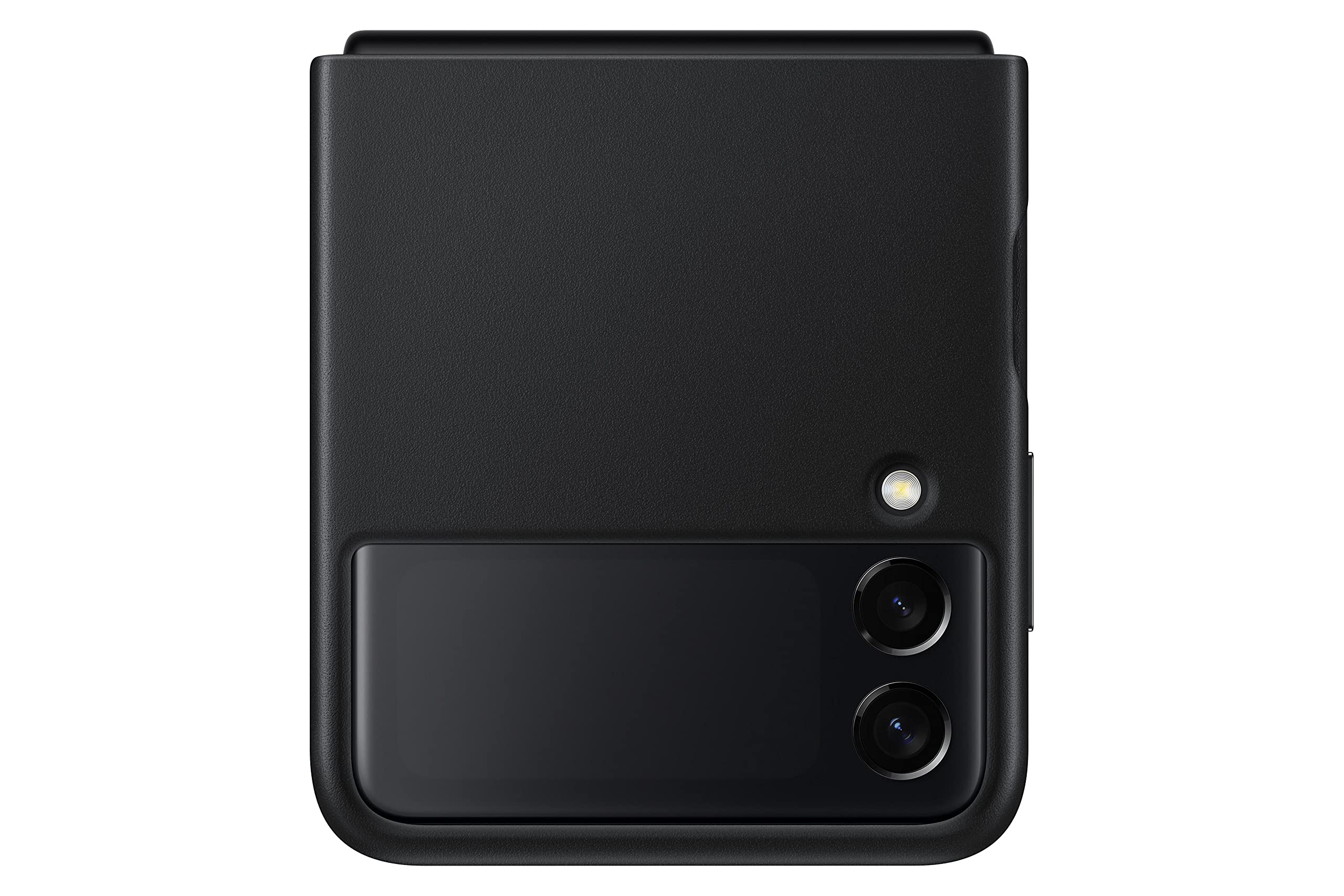 Foto 3 pulgar | Funda Para Teléfono Samsung Galaxy Z Flip 3 De Piel Negra - Venta Internacional.