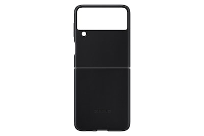 Foto 4 | Funda Para Teléfono Samsung Galaxy Z Flip 3 De Piel Negra - Venta Internacional.