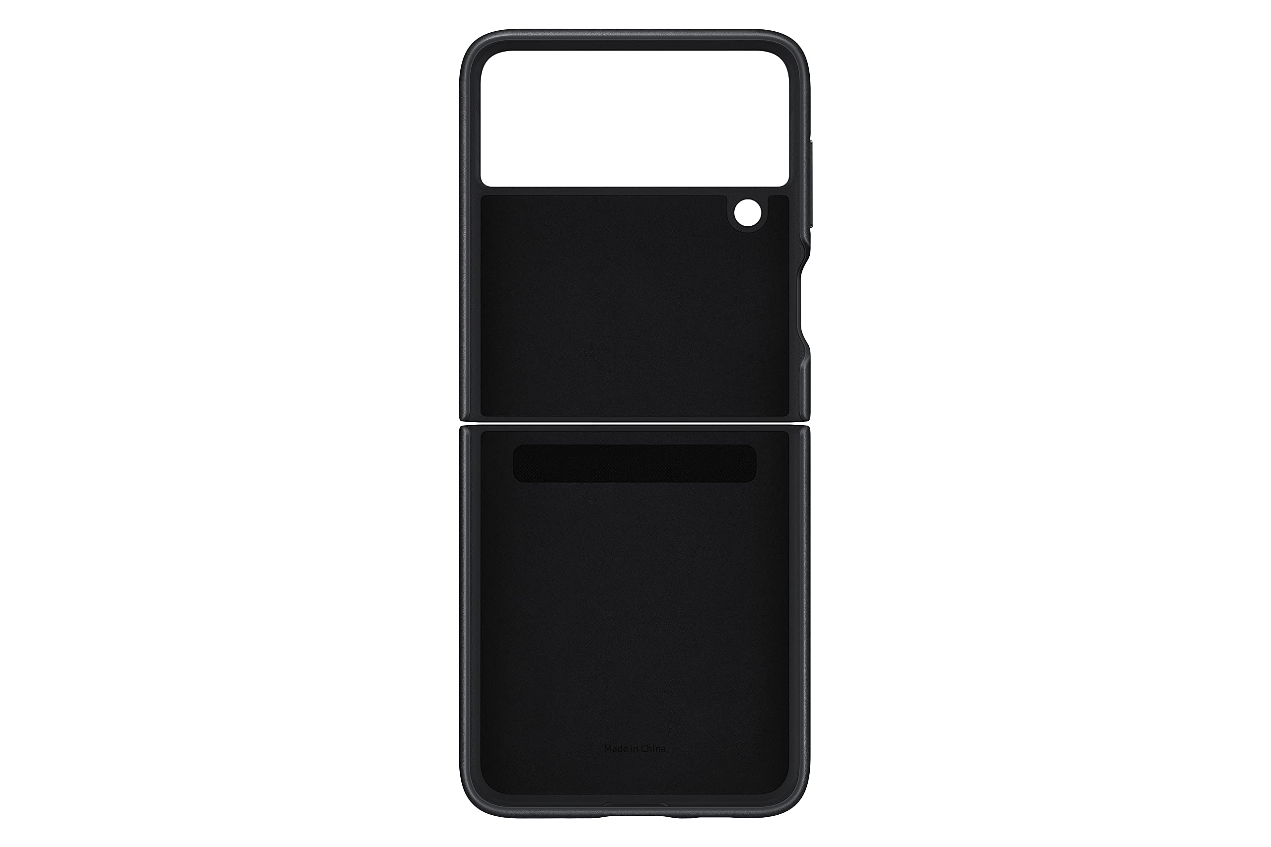 Foto 6 pulgar | Funda Para Teléfono Samsung Galaxy Z Flip 3 De Piel Negra - Venta Internacional.