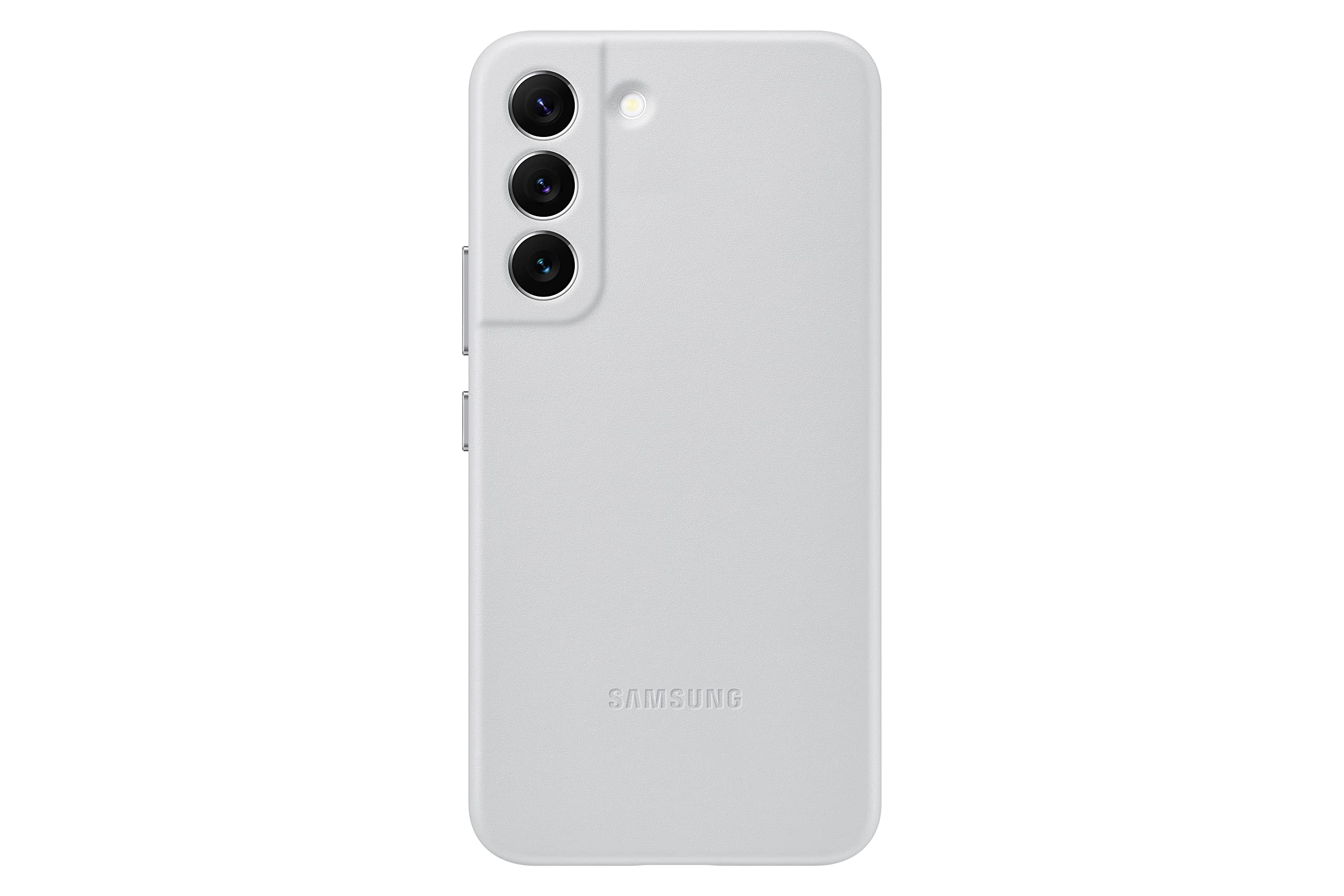 Foto 2 pulgar | Funda De Piel Para Samsung Galaxy S22, Color Gris Claro - Venta Internacional.