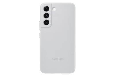 Foto 1 | Funda De Piel Para Samsung Galaxy S22, Color Gris Claro - Venta Internacional.