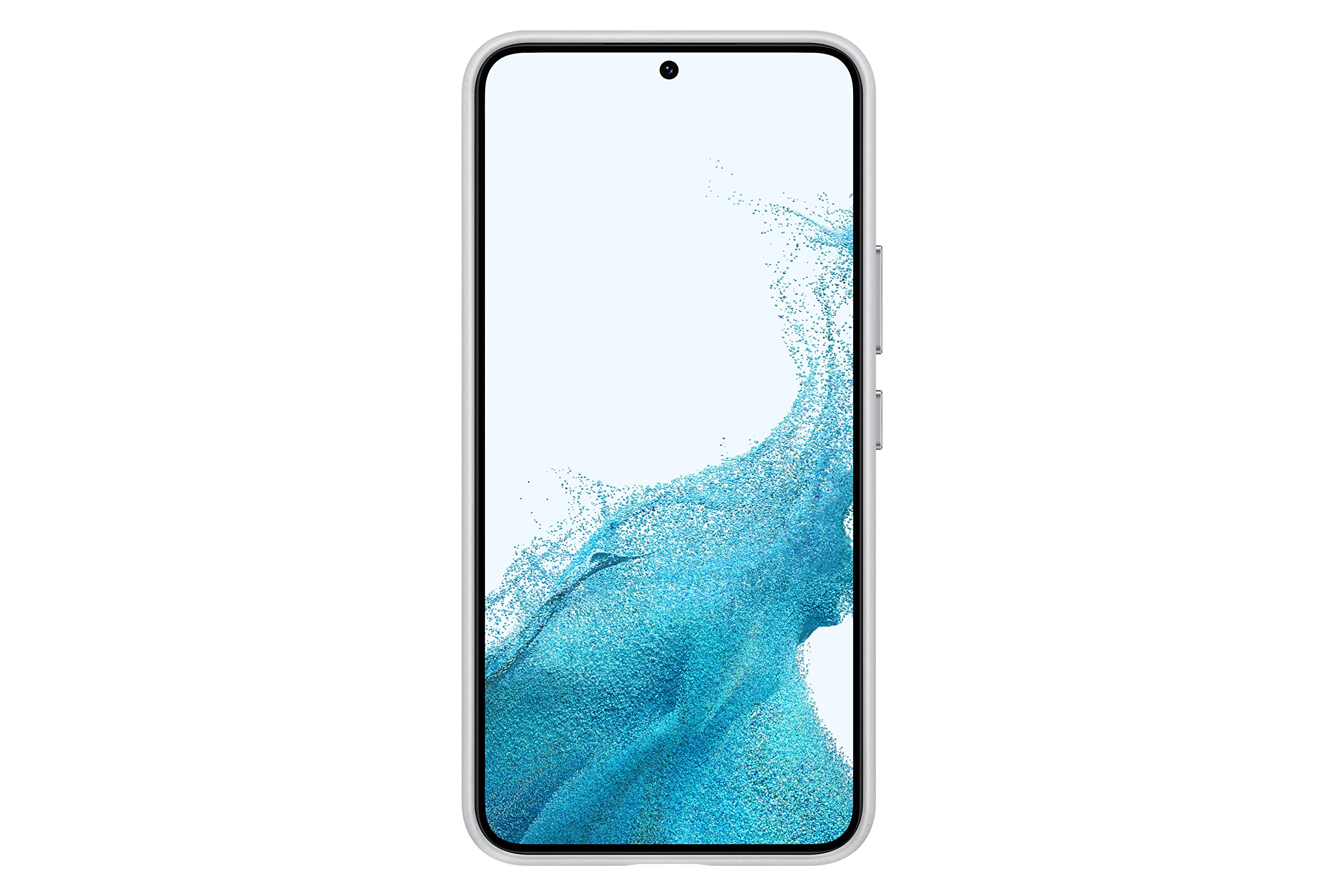Foto 2 | Funda De Piel Para Samsung Galaxy S22, Color Gris Claro - Venta Internacional.