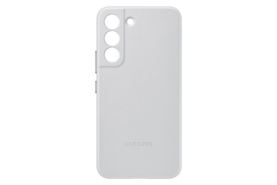 Foto 3 | Funda De Piel Para Samsung Galaxy S22, Color Gris Claro - Venta Internacional.