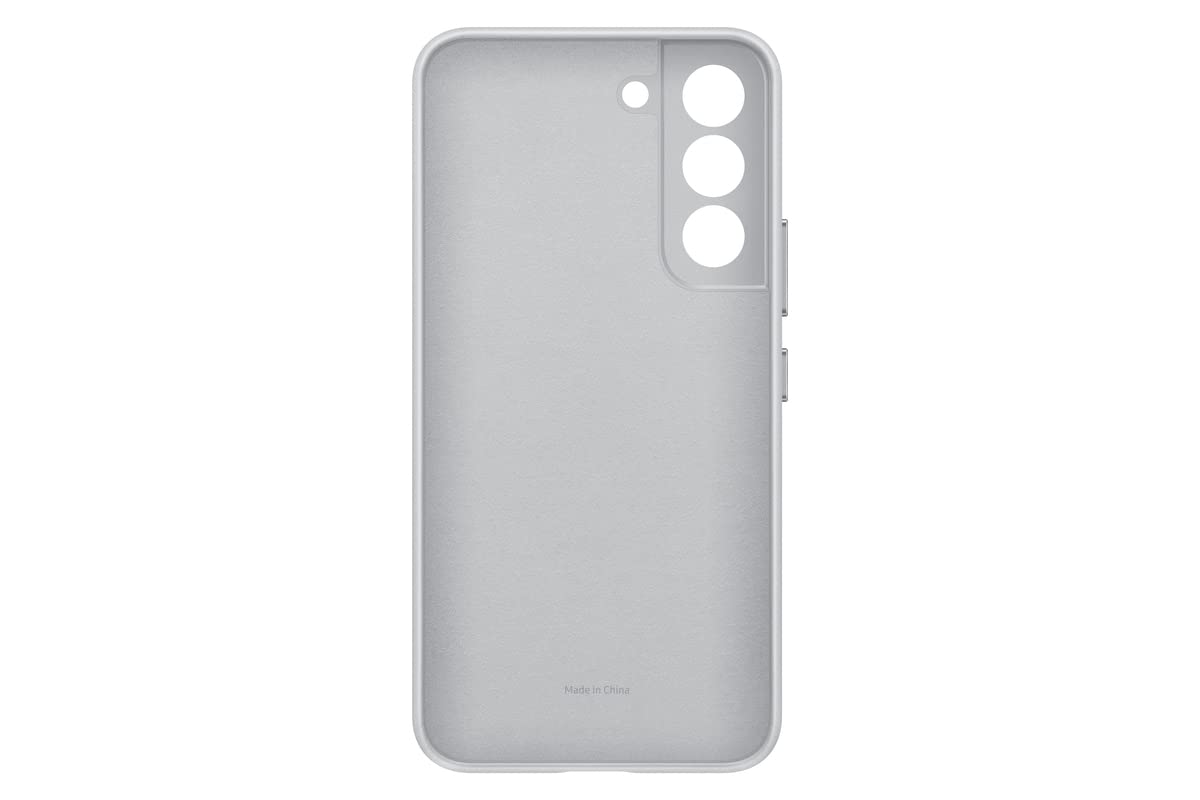 Foto 5 pulgar | Funda De Piel Para Samsung Galaxy S22, Color Gris Claro - Venta Internacional.