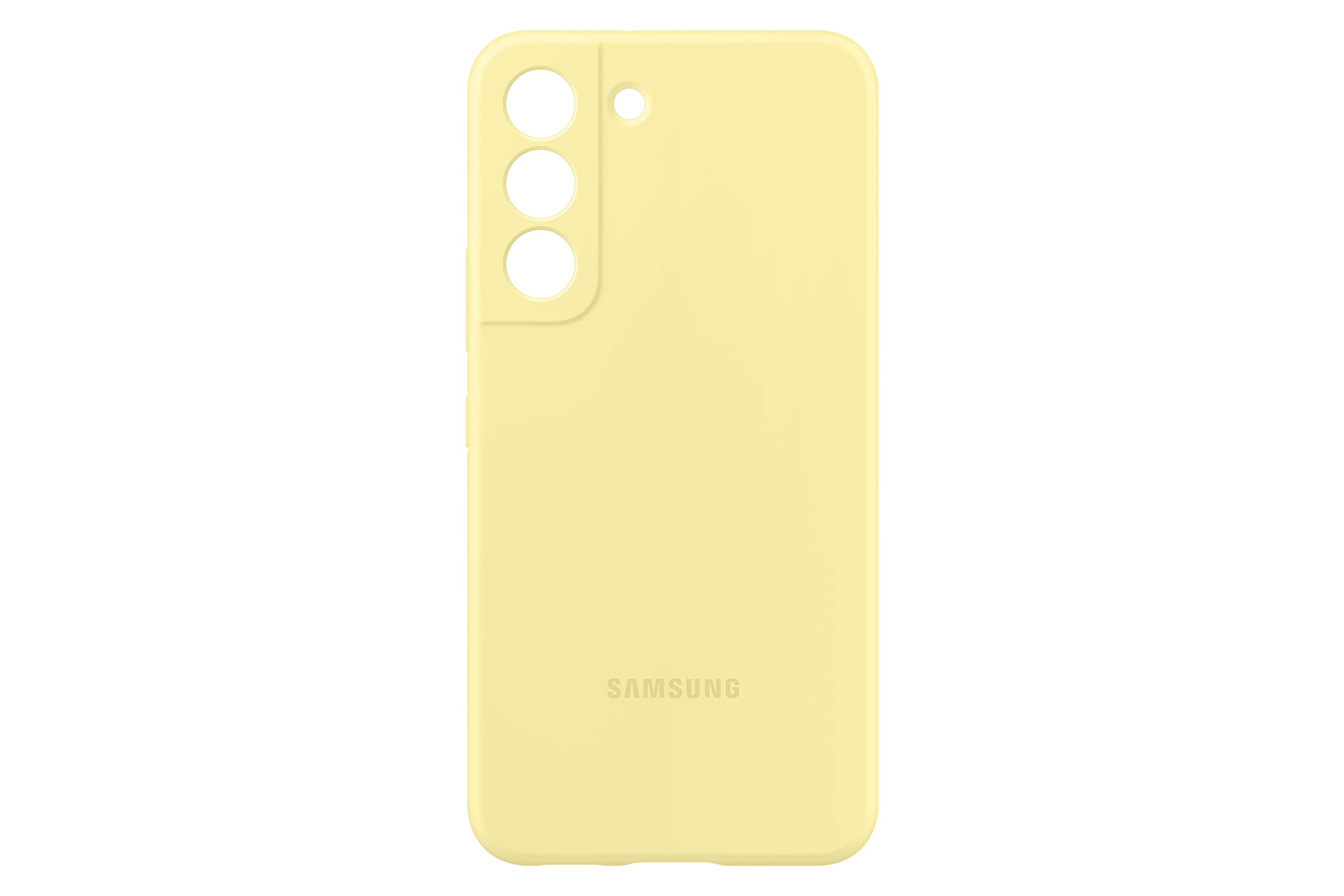 Funda De Silicona Para Samsung Galaxy S22, Color Amarillo - Venta Internacional.