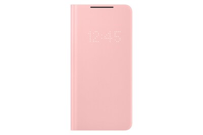 Foto 1 | Funda Led Tipo Cartera Para Samsung Galaxy S21+, Versión Estadounidense, Rosa - Venta Internacional.