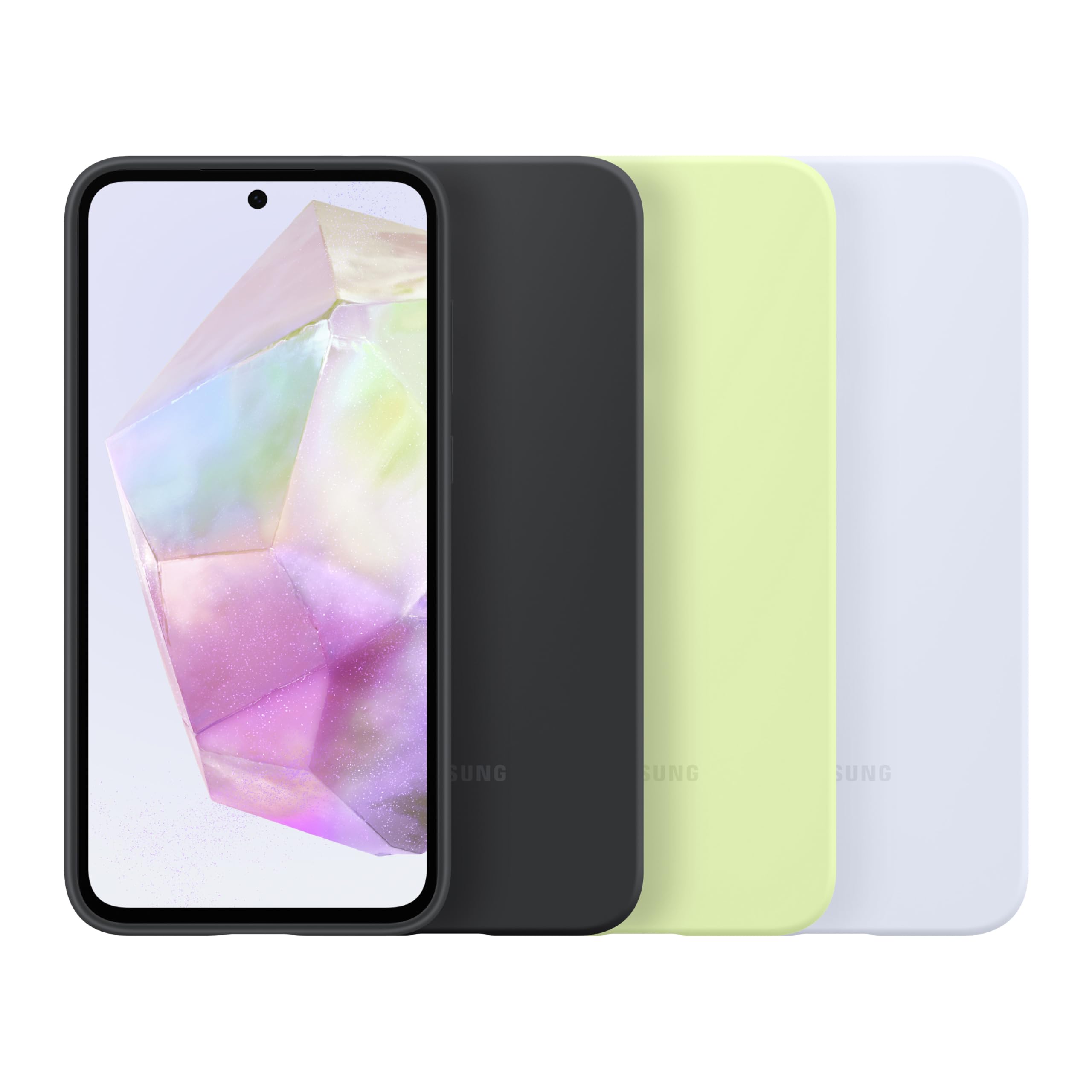 Foto 7 pulgar | Funda Protectora De Silicona Negra Para Samsung Galaxy A35 5g - Venta Internacional.