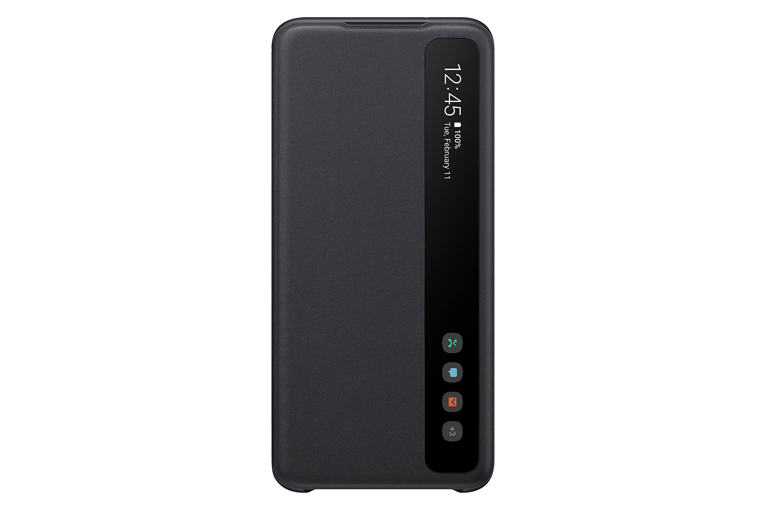 Funda Con Tapa Para Samsung Galaxy S20 S-view, Color Negro - Venta Internacional.